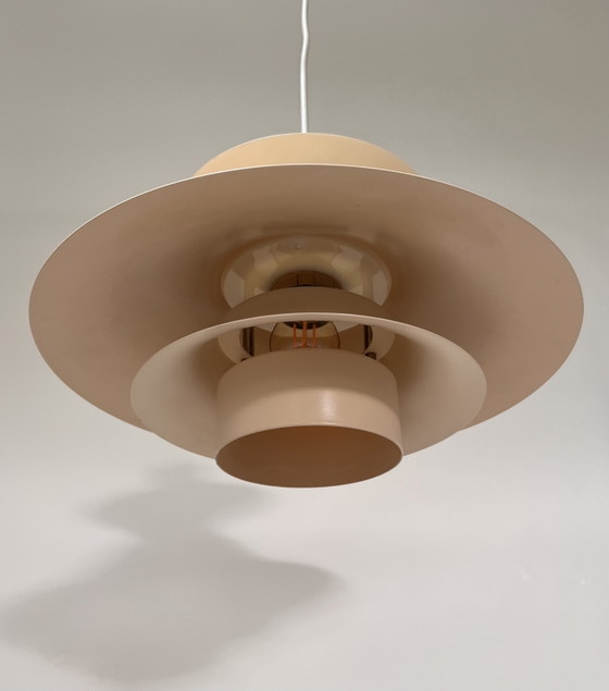 Jeka Metaltryk 1032-P – Vintage Hanglamp – Jeka Metaldryk, Hanglampen, Aluminium (photo 4 of 11)