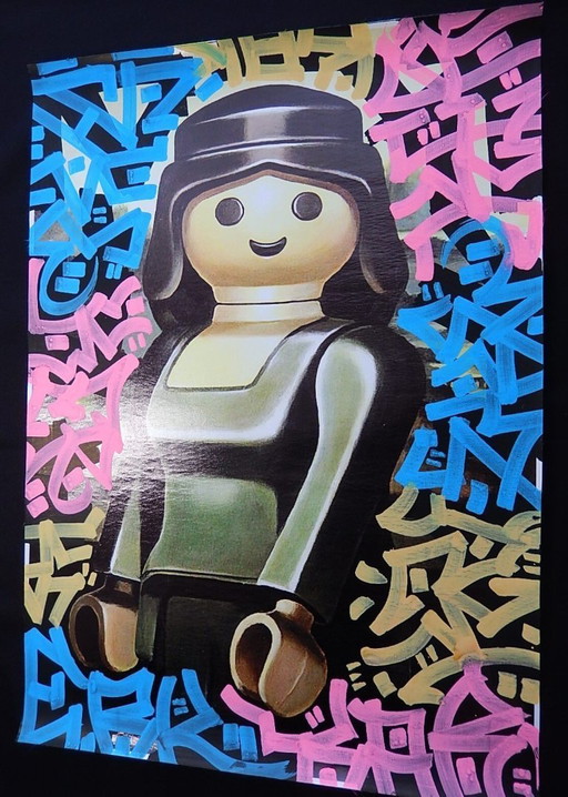 ENIGME9 - My Playmobil - Toile d'artiste