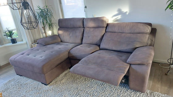 Image 1 of Sofá lounge con sillón reclinable.
