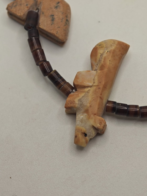 Image 1 of Collier fétiches Amérindien 