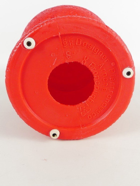 Image 1 of Lampe de table italienne de style spatial – Pierfrancesco Arnone – design rouge – années 1970