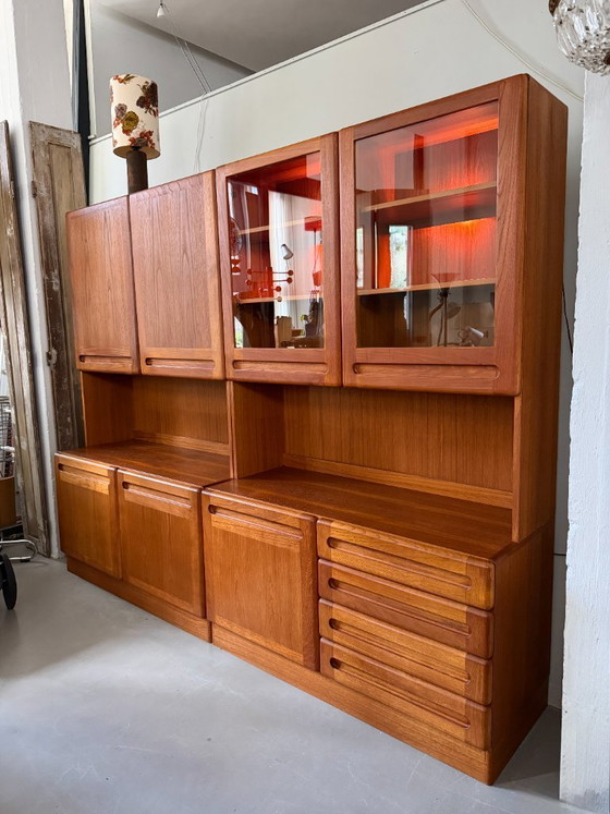 Mobile a parete Dyrlund design danese, Wall Unit, Armadi a muro vintage – Vetro, Legno (photo 3 of 10)