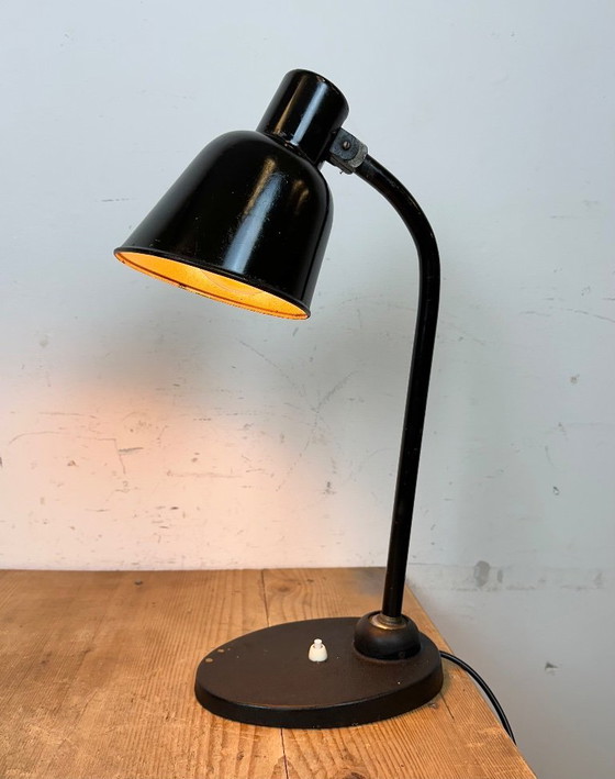 Image 1 of Vintage Black Table Lamp by Christian Dell for BUR Bunte & Remmler, 1930s
