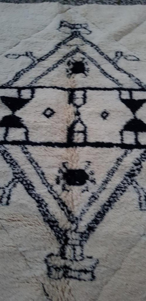 Handgeknoopt Berber kleed wol 243x155cm