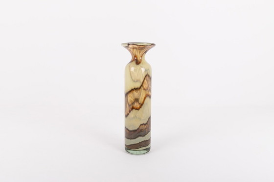 Image 1 of Mdina Maltese art glass vase by Michael Harris