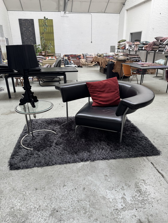 Image 1 of Ego Form loveseat tullip + Kartell lamp + Eileen Gray table