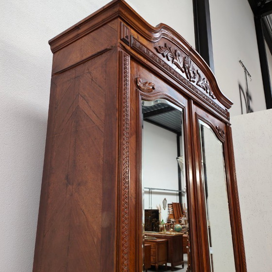 Image 1 of Armoire ancienne vintage, penderie, dressing. Bois