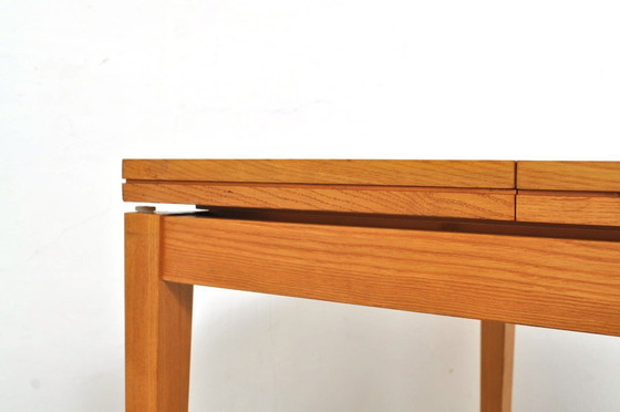 Image 1 of Table de salle à manger extensible vintage en bois de frêne, années 1960