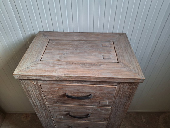 Image 1 of Cómoda de teca maciza, nueva