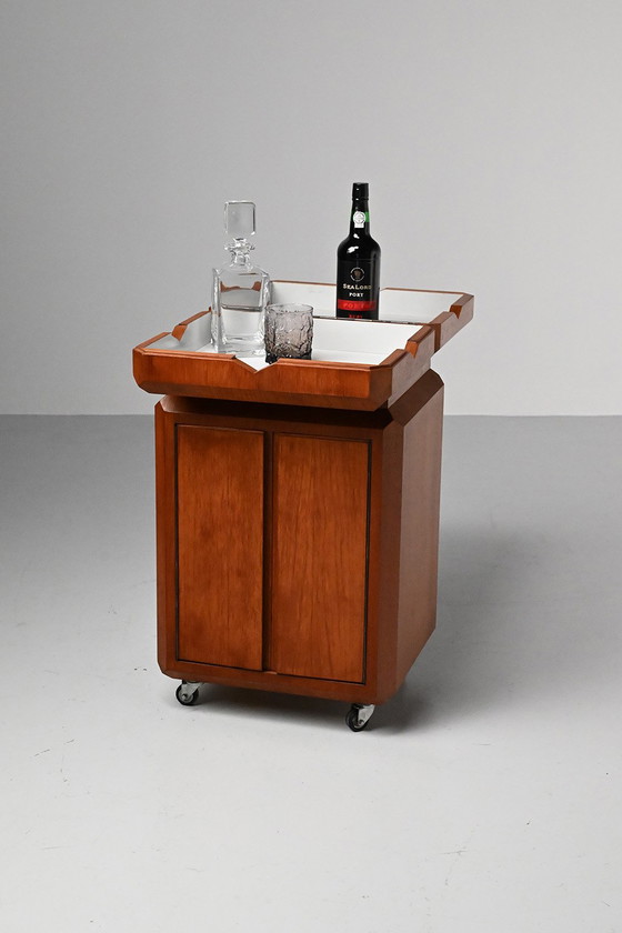 Image 1 of Bijzonder teak ‘fliptop’ barretje