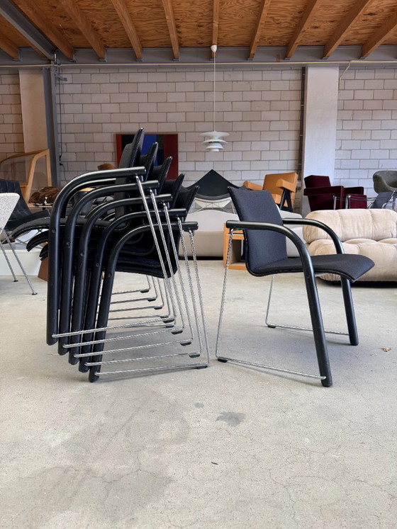 Silla Thonet S320 negra (Stock: 12) – Sillas de comedor, Metal, Textile (photo 3 of 13)