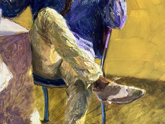 Image 1 of Reproducción Giclée del cuadro “Hombre con sombrero - 1”