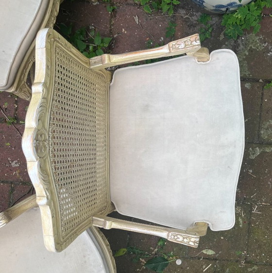 Image 1 of 5 eleganti sedie italiane classiche bianche/crema