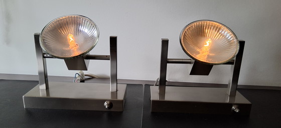 Image 1 of 2 faretti da pavimento/parete/soffitto di Massive con dimmer, anni 2000