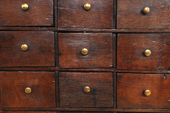 Image 1 of Oak chest of drawers 18th century