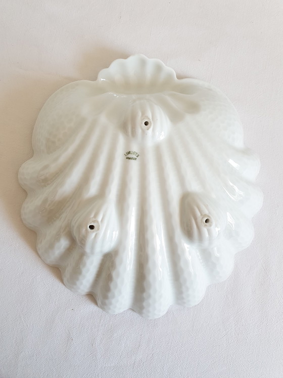 Vintage porseleinen kom in de vorm van een schelp – Limoges france, Tafelaccessoires, Porcelain (photo 5 of 5)