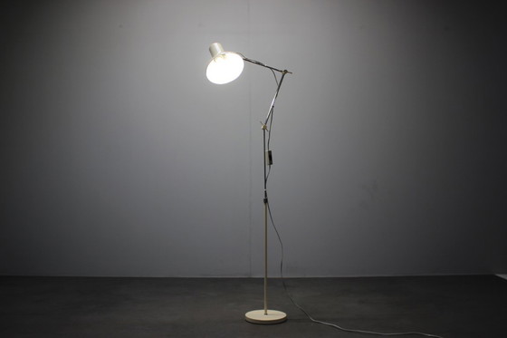 Image 1 of Mid Century Verstelbare Vloerlamp, door J. Hurka voor Napako, Tsjecho-Slowakije, 1960