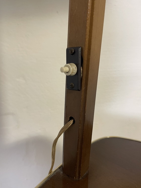 Image 1 of Vintage staande lamp bijzettafel 