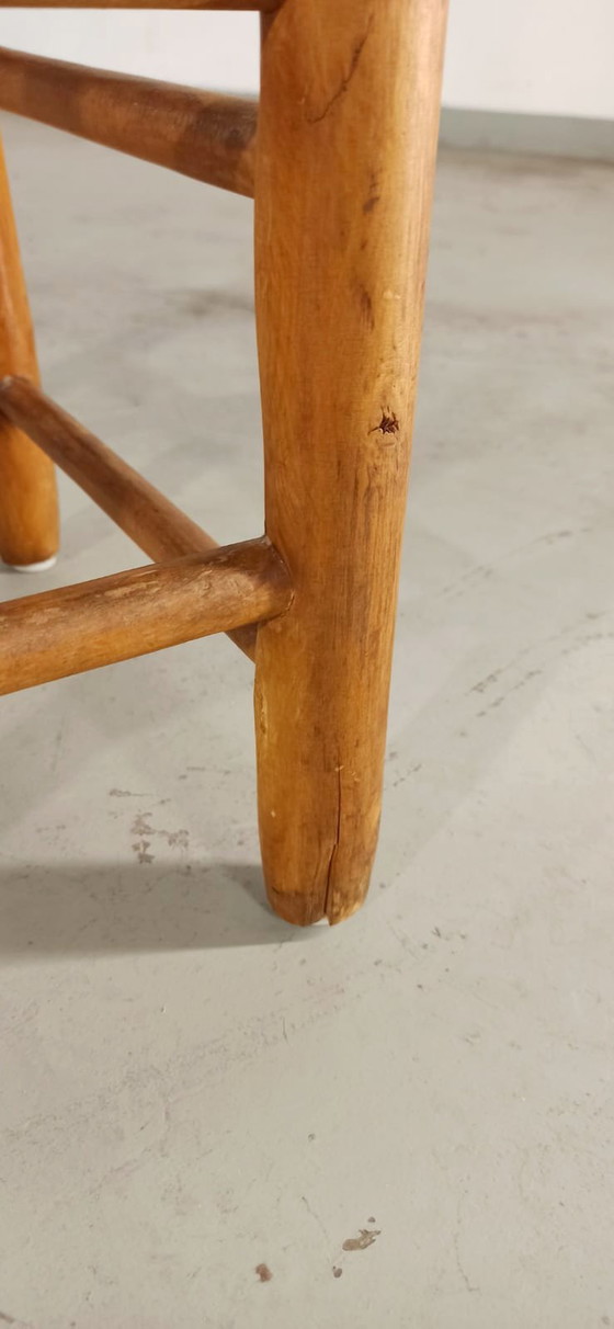 Image 1 of Vintage Rush Seat Stool