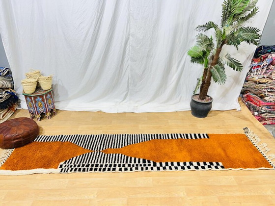 Image 1 of Beautiful handcrafted runner rug 300cm x 70cm