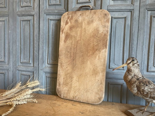 Bread board Snack board Cutting board beech wood antique French