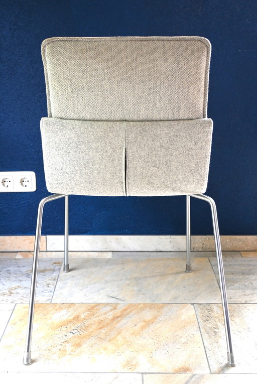 1x Chair Triennial - Gispen - Fabric/Chrome
