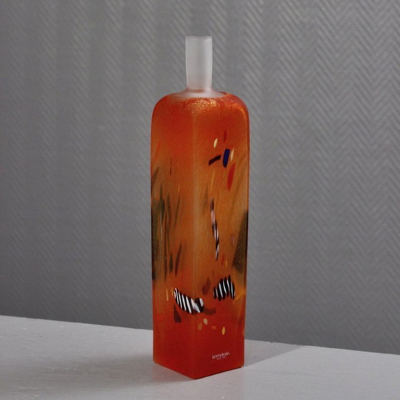 Image 1 of Bertil Vallien Atelier & Kosta Boda - "Satellite" series bottle, Sweden 1992