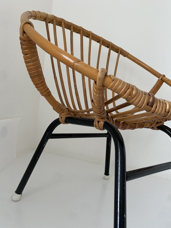 Image 1 of Rohé Noordwolde Sliedregt kinderstoel ca1956