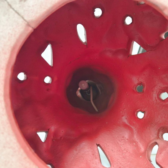 Image 1 of BELANGRIJKE VINTAGE KERAMISCHE LAMP UIT 1970 MET DUBBELE ONTSTEKING, JAREN 70, WEST-DUITSLAND