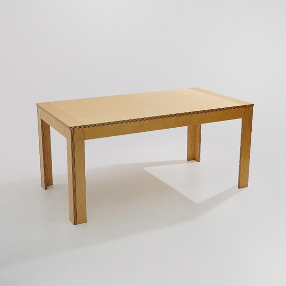 Image 1 of Maple table with extendable top, 1970s