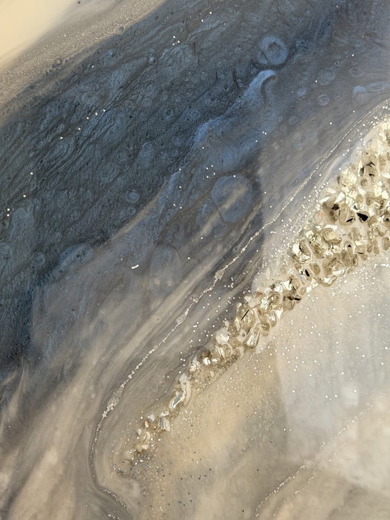 Image 1 of Abstrakte Harz-Wandkunst