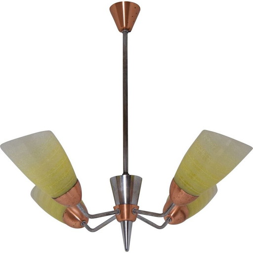 Mid Century Kronleuchter von Drukov 1960er Jahre