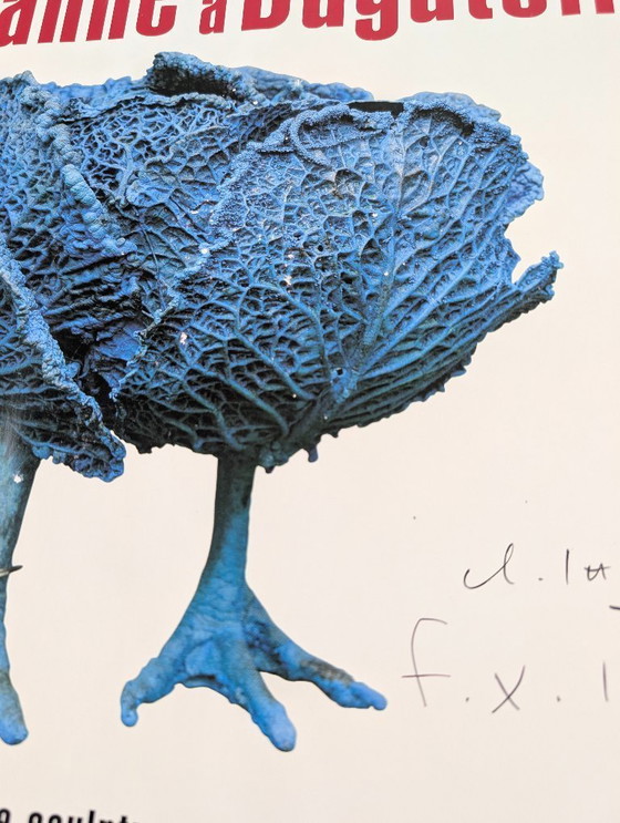 Image 1 of Manifesto originale della mostra di Les Lalanne "À Bagatelle" firmato a mano, 1998