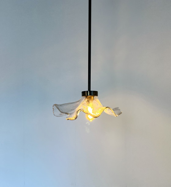 Image 1 of Bronze & Murano Glass Pendant Lamp, Lothar Klute '80
