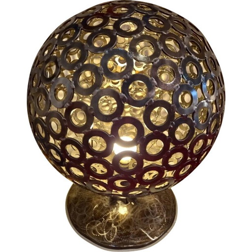 Vintage mobile light sphere by Libecq