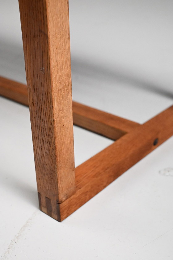 Image 1 of Prachtig eiken lattenbankje