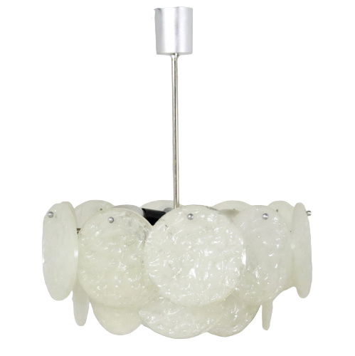 Lampe suspendue glace givrée