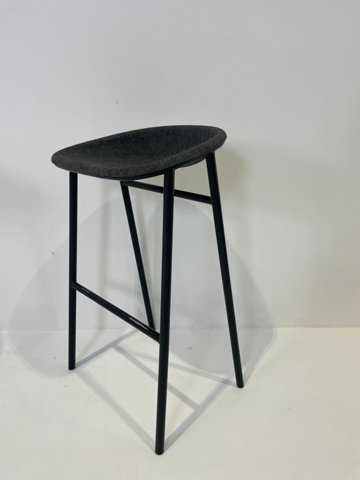 3x De Vorm LJ 3 Tabouret de bar en feutre PET