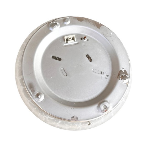 Image 1 of Modernist glass ceiling lamp VEB Narva Germany 1970s.