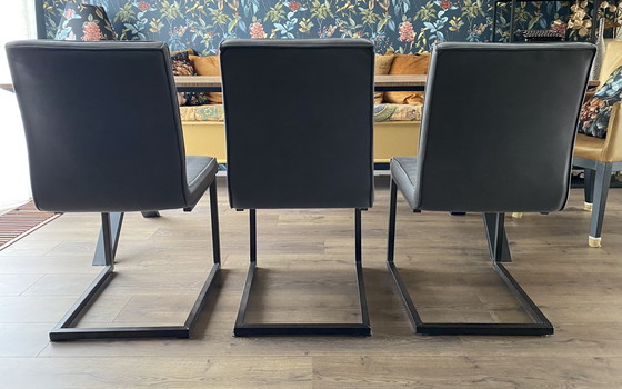 Image 1 of 3 modern grey chairs