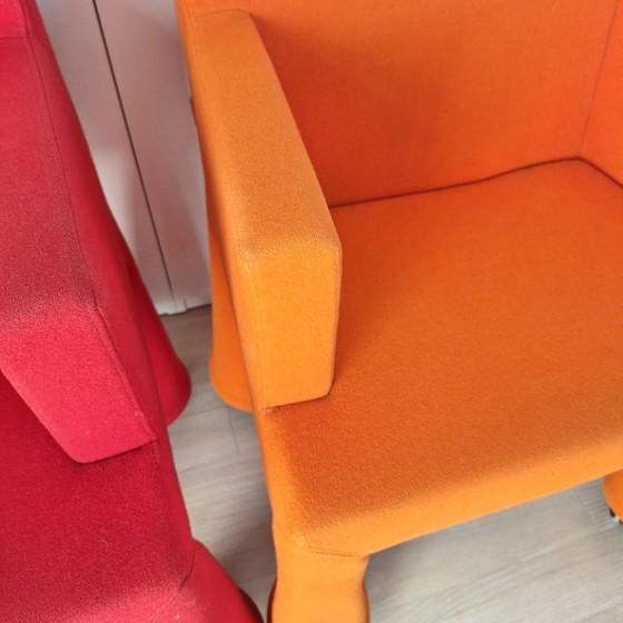 Image 1 of Marcel Wanders Moooi VIP chair, design chair orange