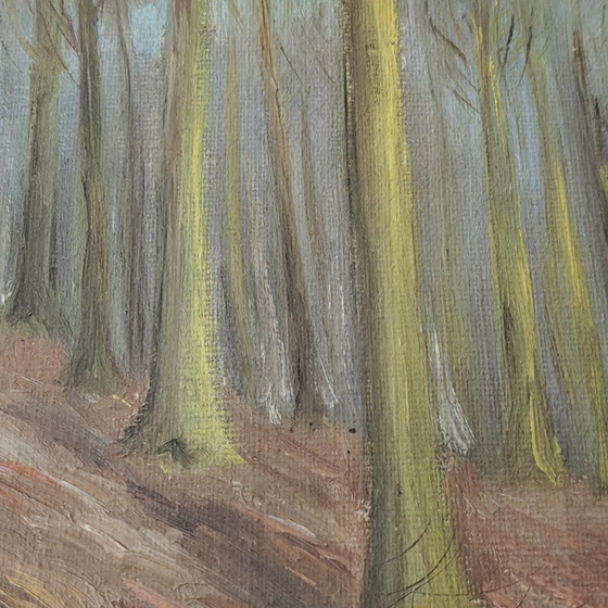 Image 1 of Daniele Pierot (1896–1981) | Nella foresta di Soignes | Pittura della foresta di Sonia