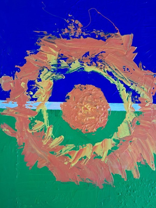 Artist painting - Enzo SAN MARCO - Heatwave