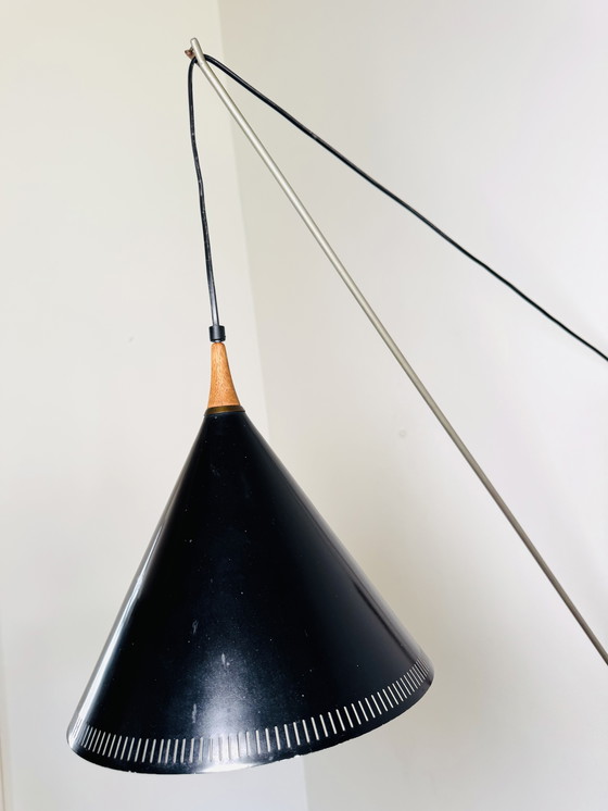 Image 1 of 28/621 WANDLEUCHTE MIT SCHWINGARM VON WILLEM HAGOORT FÜR HAGOORT LIGHTING, NIEDERLANDE, 1950er Jahre