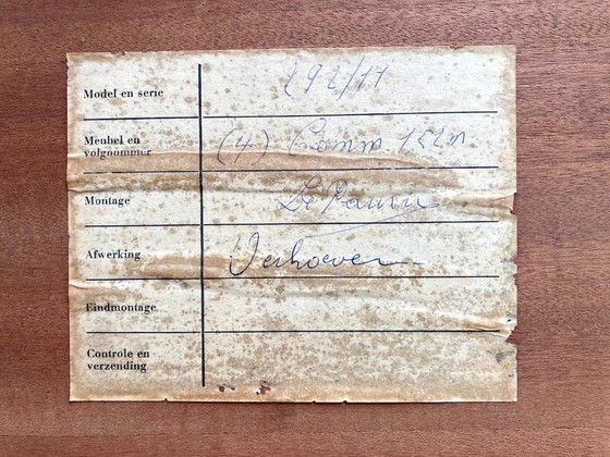 Image 1 of Vintage Belgian sideboard by Pieter de Bruyne for V-form