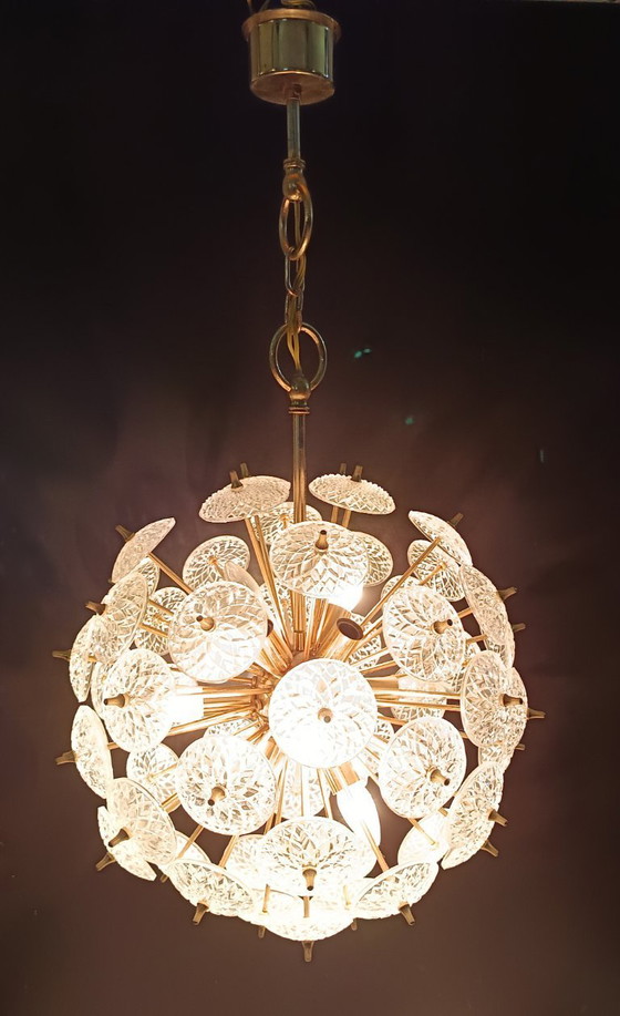 Image 1 of Vintage Sputnik snowball pendant lamp - Val Saint Lambert