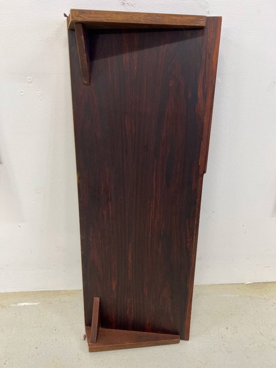 Image 1 of Rosewood Vintage Magazine Shelf by Kai Kristiansen for FM Modular Wall System