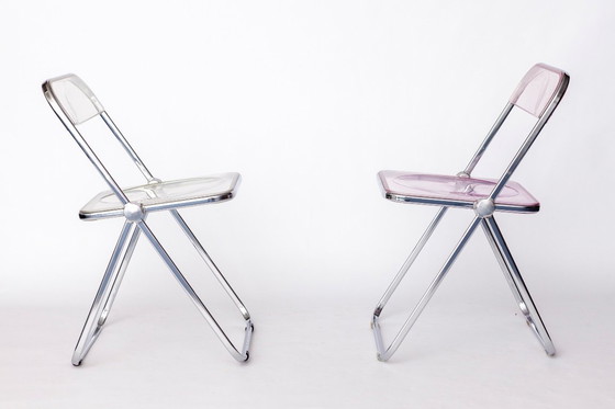 Image 1 of Pair of Vintage Castelli Plia Folding Chairs, 1970s Italy, Original Design