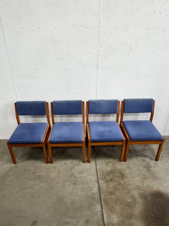 Image 1 of Vintage Extendable Dining Table with Chair, Cees Braakman for Pastoe, 1960s