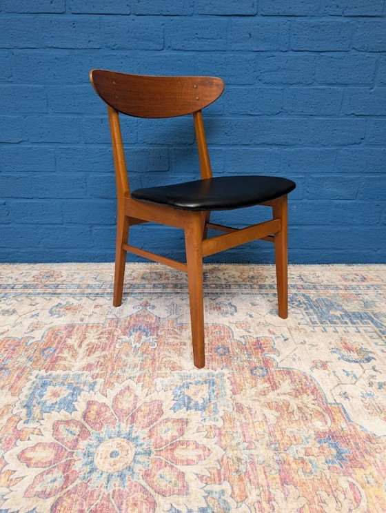 Image 1 of 6 sedie vintage di design danese, Farstrup Møbler, anni '60